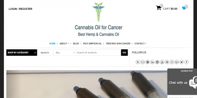 Cannabis oil for cancer