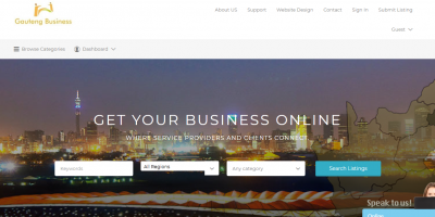Gauteng Business Directory Website Design by Digital Marketing PTA